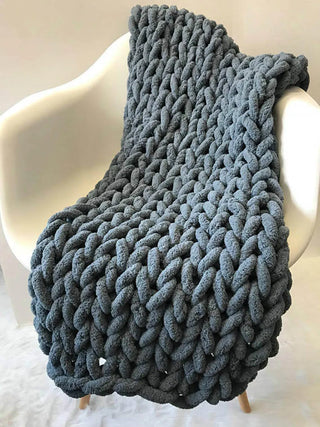 Chunky Knit Throw