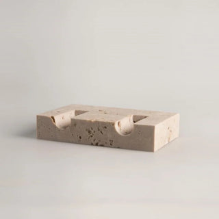 Natural Stone Candlestick Holder