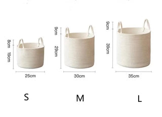 White Storage Basket
