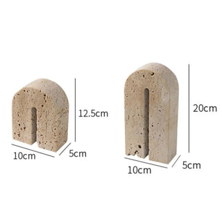 Natural Stone Bookends