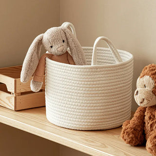 White Storage Basket