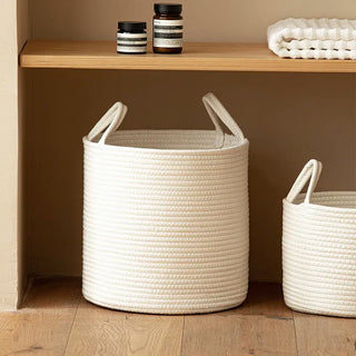 White Storage Basket