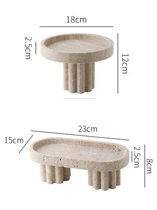 Natural Stone Raised Tray