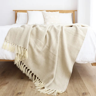 Chevron Tassle Blanket