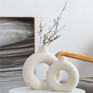 Ceramic Donut Vase